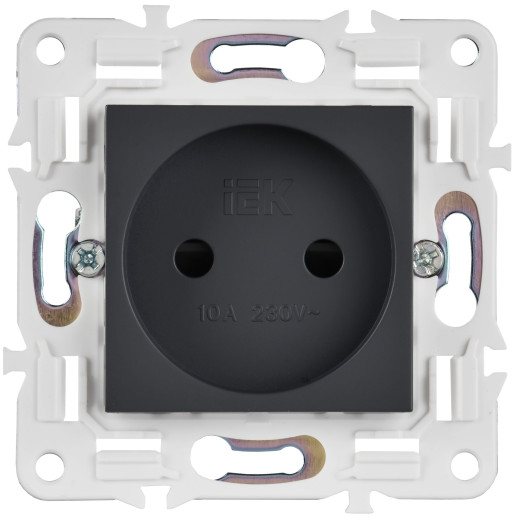 SKANDY Роз. без з/к с з/ш 10А SK-R01T титан IEK