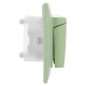 SKANDY Роз. 2-я с кр. 16А в сб IP44 SK-R12M мятн. IEK