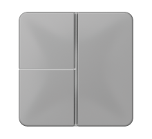 JUNG 3-клавишная накладка для пульта КNX, серая, для серии СD