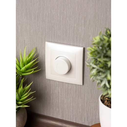 Валенсия лицевая панель светорегулятора 600W 220В жемчуг EKF PROxima