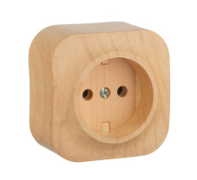 Legrand Quteo Сосна Розетка б/з.
