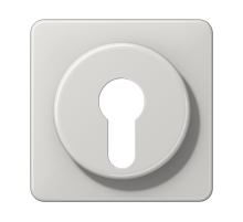 JUNG Крышка для выключателя с замком светло-серая