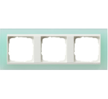 Gira Event Opaque Салатовый/Бел.глянц. Рамка 3-ая