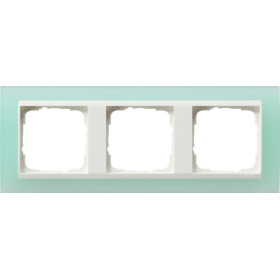 Gira Event Opaque Салатовый/Бел.глянц. Рамка 3-ая