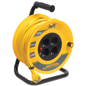 IEK Катушка УК30 с т/з 4 места 2Р+PЕ/30м 3х1,0 мм2 