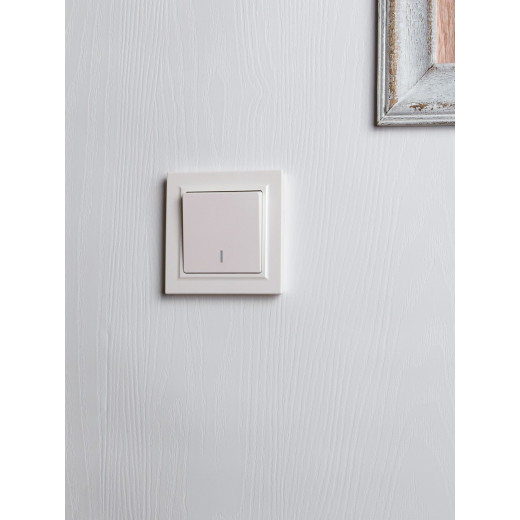 BRITE Выключ. 1-кл. прох. с инд. 10А ВС10-1-7-БрЖ жемч. IEK