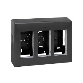 Simon Cima 500 Графит Бокс на 3 модуля, наружный монтаж, 167х59х223мм