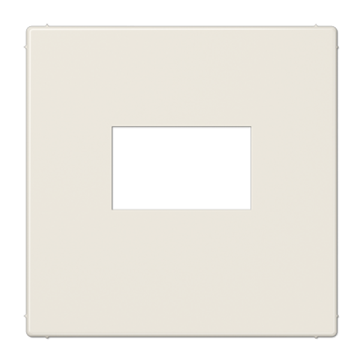 Плата для USB-зарядных устройств без видимого винта, термопласт, слоновая кость