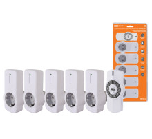 TDM Комплект для беспроводного управления розетками ПУ4-Р1.5 (5 приемников) 