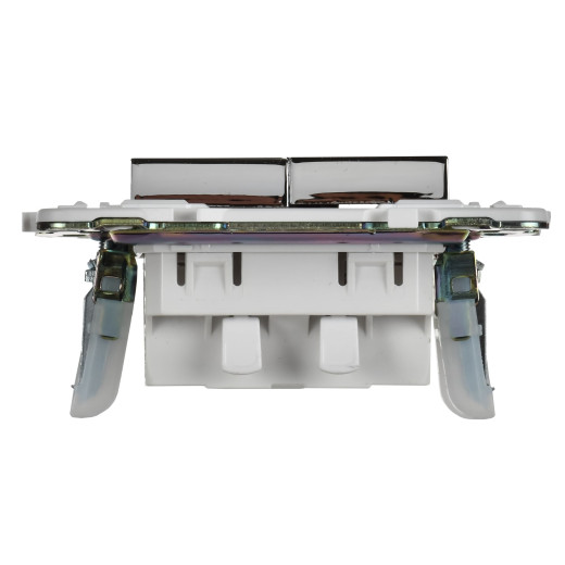 SKANDY Выключ. жалюзи 10А SK-V12N никель IEK