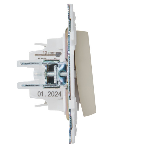 SKANDY Выключ. 1-кл. 10А SK-V01B беж. IEK