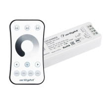 Arlight Диммер SMART-DIM-SET-RING (12-24V, 1x8A, ПДУ 2.4G) (IP20 Пластик, 5 лет)