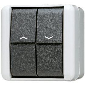 JUNG Выключатель управления жалюзи для накладного монтажа IP44