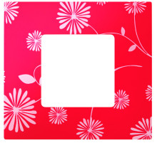 Simon 27 Play Красное & Белое Рамка-декор 1-ая