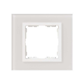 Simon 82 Nature Стекло белое Рамка 1-ая