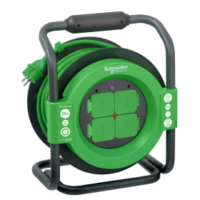 Schneider Electric Удлинитель катушечный Thorsman 4 роз 25м 3х1.5 IP44