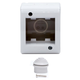 DKC Модульная настен. коробка для эл/устан. изделий VIVA, IP40,2мод.