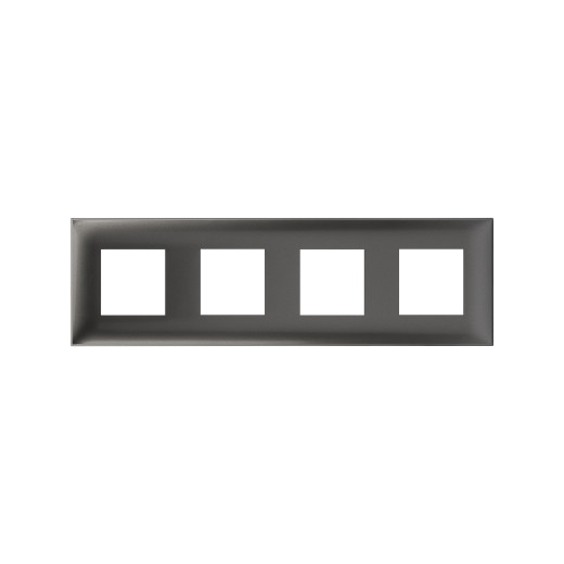 Рамка 4 поста (8 мод.), Avanti, серый жемчуг