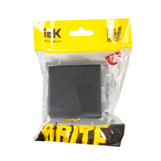 BRITE Роз. с з/к/ш с кр. 16А IP20 РСбш10-3-БрГ граф. IEK