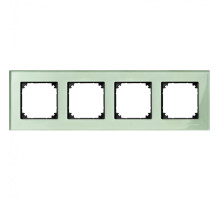 Schneider Electric Merten SM M-Elegance Стекло Зеленое кальцит Рамка 4-ая