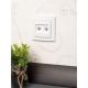 Розетка RJ-45 2-местная СП Минск белая EKF