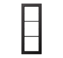 JUNG Рамка 3-кратная, Dark