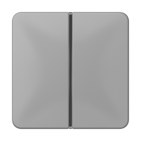 JUNG 1-клавишная накладка для пульта КNX, серая, для серии CD