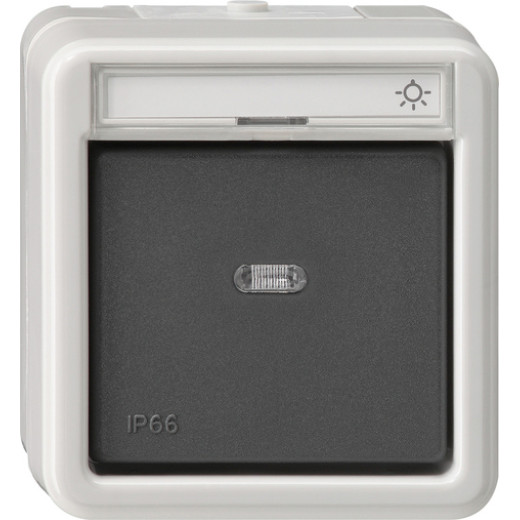 Кнопочный выключатель одноклавишный IP66