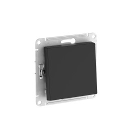 Systeme Electric AtlasDesign Aqua Карбон Переключатель 1-клавишный IP44, сх.6, 10АХ,мех., быстрозажим. клем.