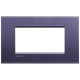 Livinglight Рамка прямоугольная, 4 модуля, цвет Синий шелк