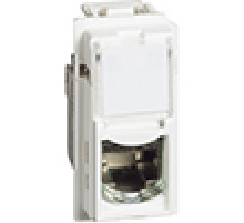 BT Living now Белый Механизм Розетка компьютерная RJ45 cat6a STP 1 мод.