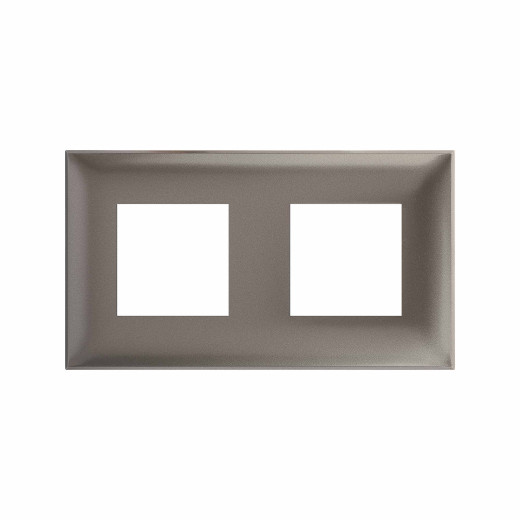 Рамка 2 поста (4 мод.), Avanti, серый жемчуг
