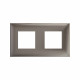Рамка 2 поста (4 мод.), Avanti, серый жемчуг