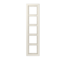 JUNG LSD Бежевая (дуропласт) Рамка 5-ая