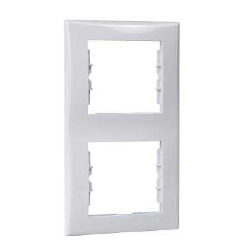 SEDNA РАМКА 2-постовая, вертикальная, БЕЛЫЙ
