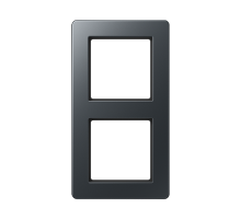 JUNG A Flow Матовый антрацит Рамка 2-ая для вертикальной и горизонтальной установки