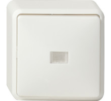 Gira Выключатель сподсветкой и полем для надписи универсальный IP20