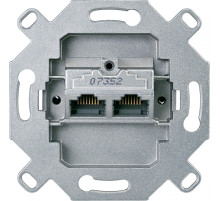 Schneider Electric Merten Механизм розетки компьютерной 2-ая наклонной RJ45 кат.6