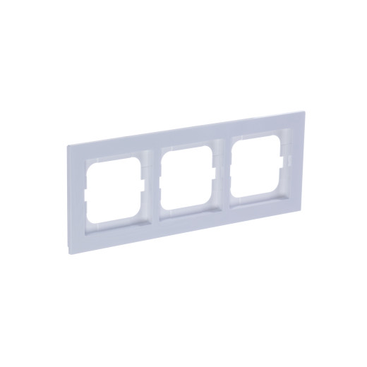 Рамка 3-постовая, axcent, белый