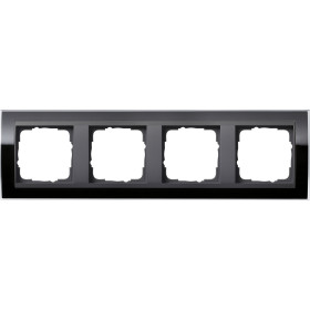 Gira Event Clear Черный/Антрацит Рамка 4-ая