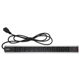 DKC Блок распределения питания (PDU) 0U 16A с индикацией, Вых:12 х C19, Вх:С20