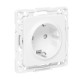 Стокгольм Механизм Розетки 1-местной с/з 16А винтовые клеммы белый с защ. штор. EKF PROxima