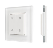 Arlight Панель SMART-P47-DIM-G-SUF (3V, 1 зона, Knob, 2.4G) (Стекло)