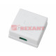 REXANT Розетка комбинированная внешняя, RJ-45-8P-8C  + RJ-11-6P-4C , UTP неэкранированная