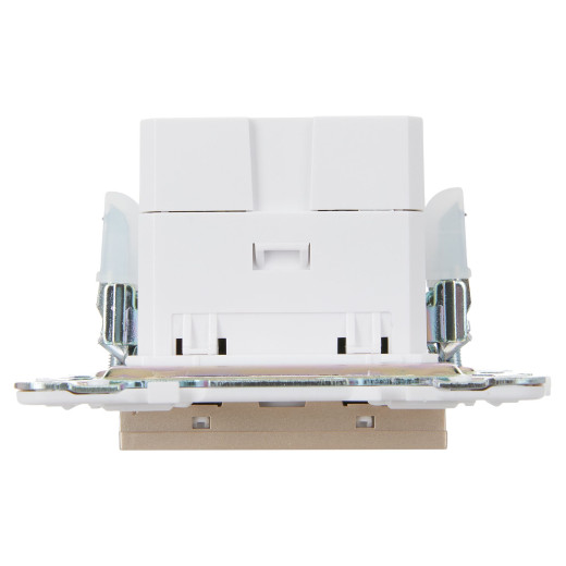 SKANDY Роз. USB A+C 3,1А SK-R14Sa песоч. IEK