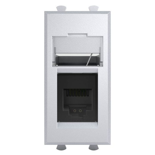 Телефонная розетка RJ-12 модульная, 