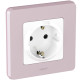 Розетка с заземлением - Legrand/Daccord Inspiria - со шторками 16А 250В винтовые зажимы - белый