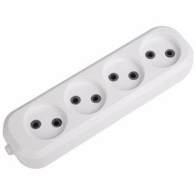 REXANT Колодка 4 гнезда без заземления.