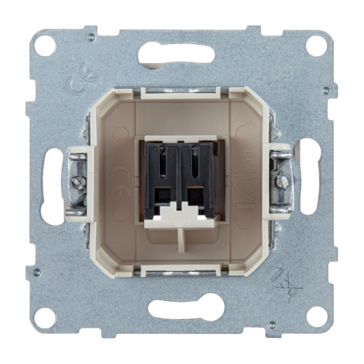 SUNO. Аудиорозетка с пружинными зажимами одиночная. Цвет 