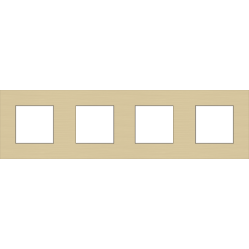 Niko Металл Золото Рамка на 4 поста